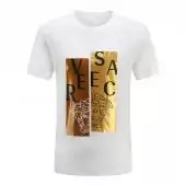 versace t-shirt homme prix bas blanc gold versace logo